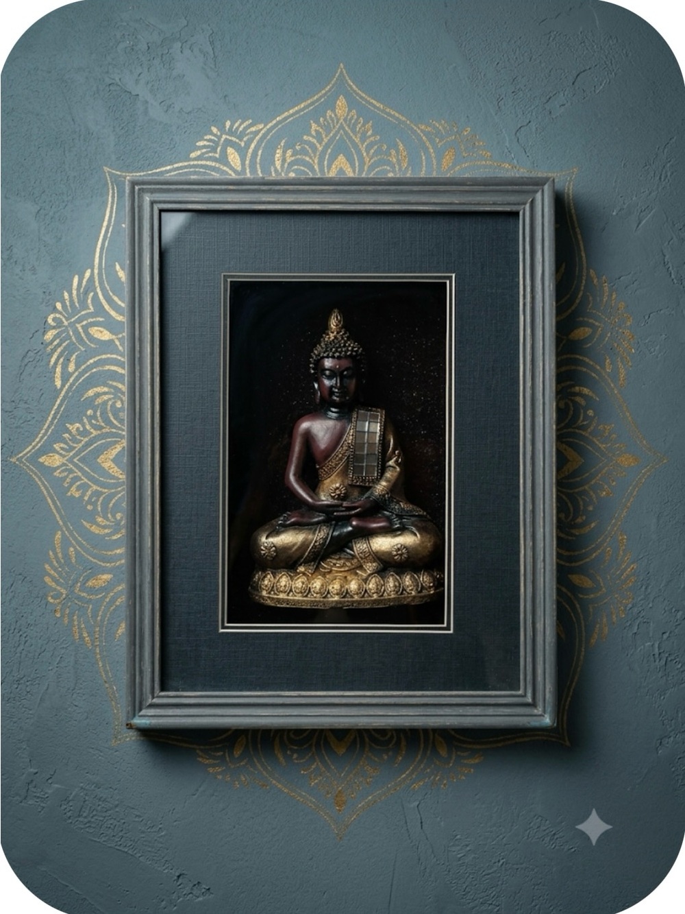 Thai Buddha-3D-statue-meditation-Feng Shui-inspiration decore-vintage home alter